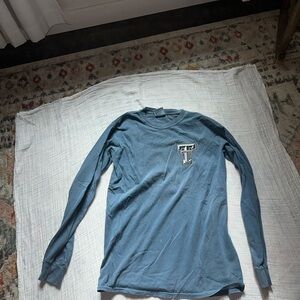 Comfort Colors Women’s Blue Texas Tech Long Sleeve Tee